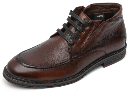МУЖСКИЕ БОТИНКИ НАТУРАЛЬНАЯ КОЖА / БАЙКА CORVETTO ИТАЛИЯ