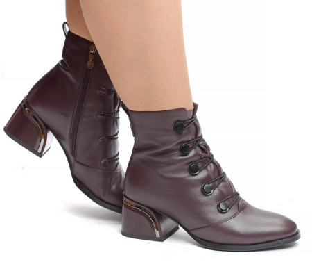 ЖЕНСКИЕ БОТИНКИ НАТУРАЛЬНАЯ КОЖА ЕВРОМЕХ GUGU ГЕРМАНИЯ