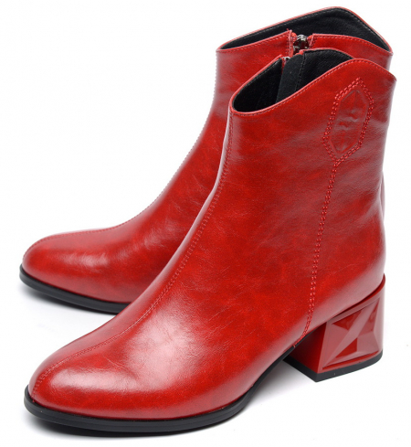 ЖЕНСКИЕ БОТИНКИ НАТУРАЛЬНАЯ КОЖА ЕВРОМЕХ GUGU ГЕРМАНИЯ