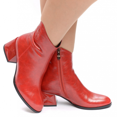 ЖЕНСКИЕ БОТИНКИ НАТУРАЛЬНАЯ КОЖА ЕВРОМЕХ GUGU ГЕРМАНИЯ