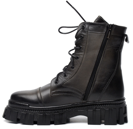 ЖЕНСКИЕ БОТИНКИ НАТУРАЛЬНАЯ КОЖА / НАТУРАЛЬНЫЙ МЕХ CORVETTO ИТАЛИЯ