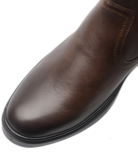 МУЖСКИЕ БОТИНКИ НАТУРАЛЬНАЯ КОЖА / ШЕРСТЬ CORVETTO