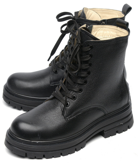 ЖЕНСКИЕ БОТИНКИ НАТУРАЛЬНАЯ КОЖА / ШЕРСТЬ CORVETTO ИТАЛИЯ