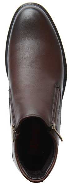 МУЖСКИЕ БОТИНКИ НАТУРАЛЬНАЯ КОЖА/БАЙКА GUGU