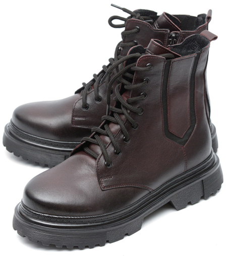 ЖЕНСКИЕ БОТИНКИ НАТУРАЛЬНАЯ КОЖА / НАТУРАЛЬНЫЙ МЕХ CORVETTO ИТАЛИЯ