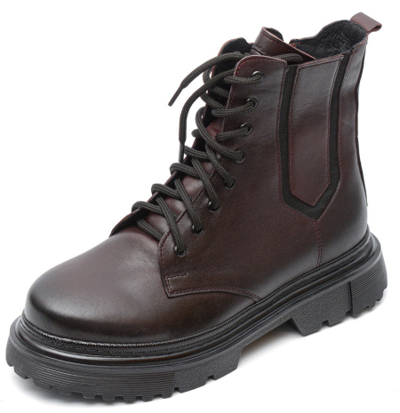 ЖЕНСКИЕ БОТИНКИ НАТУРАЛЬНАЯ КОЖА / НАТУРАЛЬНЫЙ МЕХ CORVETTO ИТАЛИЯ