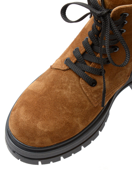 ЖЕНСКИЕ БОТИНКИ НАТУРАЛЬНАЯ КОЖА / ШЕРСТЬ CORVETTO ИТАЛИЯ