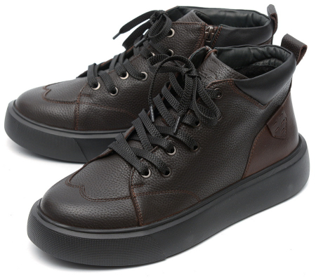 МУЖСКИЕ БОТИНКИ НАТУРАЛЬНАЯ КОЖА/БАЙКА CORVETTO ИТАЛИЯ