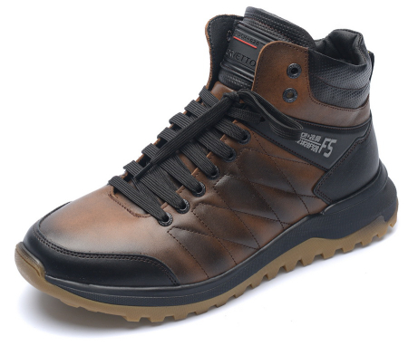 МУЖСКИЕ КРОССОВКИ НАТУРАЛЬНАЯ КОЖА / ШЕРСТЬ CORVETTO