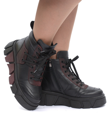 ЖЕНСКИЕ БОТИНКИ НАТУРАЛЬНАЯ КОЖА/ ШЕРСТЬ CORVETTO ИТАЛИЯ