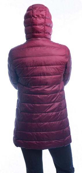 ЖЕНСКАЯ УЛЬТРАЛЁГКАЯ ПУХОВАЯ КУРТКА ДЛИННАЯ L(42)-7XL(56) BINIFOOT/BNF