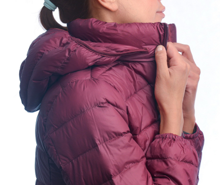 ЖЕНСКАЯ УЛЬТРАЛЁГКАЯ ПУХОВАЯ КУРТКА ДЛИННАЯ L(42)-7XL(56) BINIFOOT/BNF