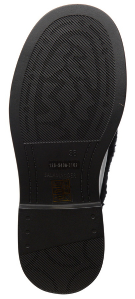 ЖЕНСКИЕ БОТИНКИ НАТУРАЛЬНАЯ КОЖА / НАТУРАЛЬНЫЙ МЕХ SALAMANDER