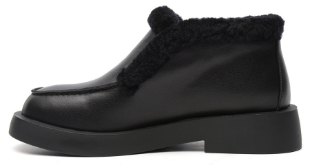 ЖЕНСКИЕ БОТИНКИ НАТУРАЛЬНАЯ КОЖА / НАТУРАЛЬНЫЙ МЕХ SALAMANDER