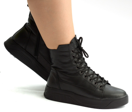 ЖЕНСКИЕ БОТИНКИ НАТУРАЛЬНАЯ КОЖА / НАТУРАЛЬНЫЙ МЕХ CORVETTO ИТАЛИЯ