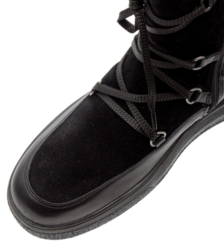 ЖЕНСКИЕ ПОЛУСАПОГИ НАТУРАЛЬНАЯ КОЖА / ВЕЛЮР / ШЕРСТЬ SALAMANDER