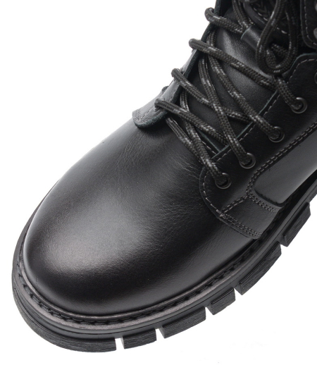 МУЖСКИЕ БОТИНКИ НАТУРАЛЬНАЯ КОЖА / ШЕРСТЬ WELLKRAFT РОССИЯ