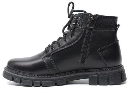 МУЖСКИЕ БОТИНКИ НАТУРАЛЬНАЯ КОЖА / ШЕРСТЬ WELLKRAFT РОССИЯ