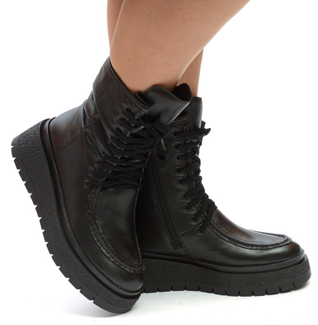 ЖЕНСКИЕ БОТИНКИ НАТУРАЛЬНАЯ КОЖА / ШЕРСТЬ SALAMANDER