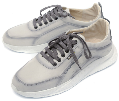 МУЖСКИЕ КРОССОВКИ НАТУРАЛЬНАЯ КОЖА CORVETTO ИТАЛИЯ