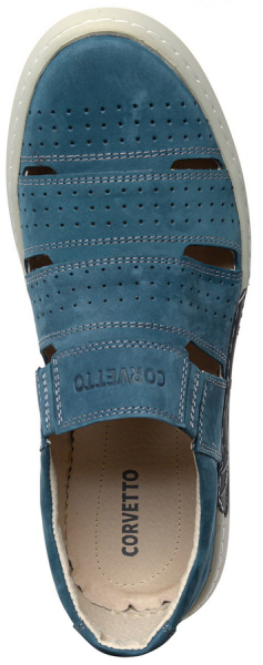 МУЖСКИЕ ЛЕТНИЕ ТУФЛИ НАТУРАЛЬНАЯ КОЖА НУБУК CORVETTO ИТАЛИЯ