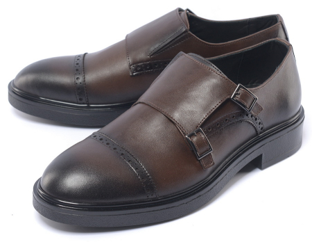 МУЖСКИЕ ПОЛУБОТИНКИ МОНКИ НАТУРАЛЬНАЯ КОЖА CORVETTO ИТАЛИЯ