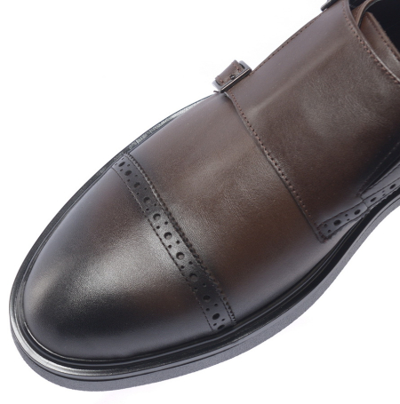 МУЖСКИЕ ПОЛУБОТИНКИ МОНКИ НАТУРАЛЬНАЯ КОЖА CORVETTO ИТАЛИЯ