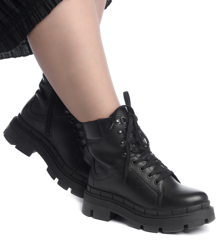 ЖЕНСКИЕ БОТИНКИ НАТУРАЛЬНАЯ КОЖА / ШЕРСТЬ CORVETTO ИТАЛИЯ