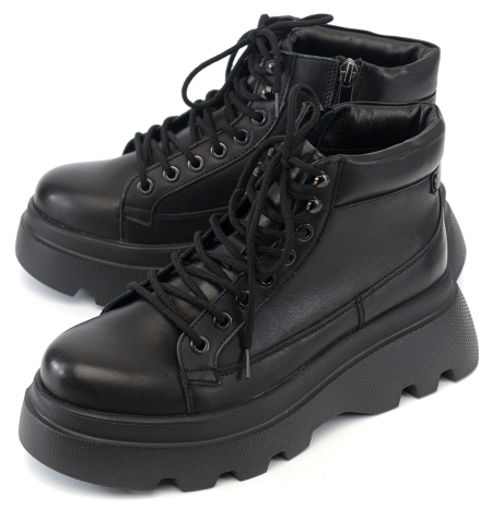 ЖЕНСКИЕ БОТИНКИ НАТУРАЛЬНАЯ КОЖА / БАЙКА CORVETTO ИТАЛИЯ