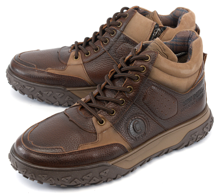 МУЖСКИЕ БОТИНКИ ПОЛУСПОРТИВНЫЕ НАТУРАЛЬНАЯ КОЖА / ШЕРСТЬ CORVETTO