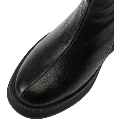 ЖЕНСКИЕ БОТИНКИ НАТУРАЛЬНАЯ КОЖА/ НАТУРАЛЬНЫЙ МЕХ GUGU ГЕРМАНИЯ