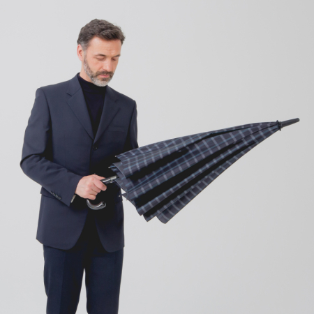 ЗОНТ-ТРОСТЬ МУЖСКОЙ ПОЛУАВТОМАТ ТРОСТЬ FLIORAJ