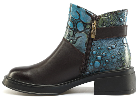 ЖЕНСКИЕ БОТИНКИ НАТУРАЛЬНАЯ КОЖА / БАЙКА GUGU ГЕРМАНИЯ