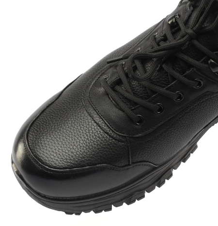 МУЖСКИЕ БОТИНКИ НАТУРАЛЬНАЯ КОЖА / НАТУРАЛЬНЫЙ МЕХ GUGU ГЕРМАНИЯ