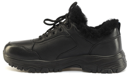 МУЖСКИЕ БОТИНКИ НАТУРАЛЬНАЯ КОЖА / НАТУРАЛЬНЫЙ МЕХ GUGU ГЕРМАНИЯ