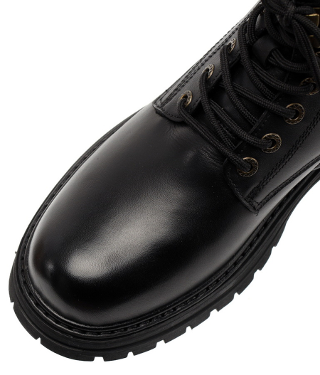 МУЖСКИЕ БОТИНКИ НАТУРАЛЬНАЯ КОЖА / НАТУРАЛЬНЫЙ МЕХ GUGU ГЕРМАНИЯ