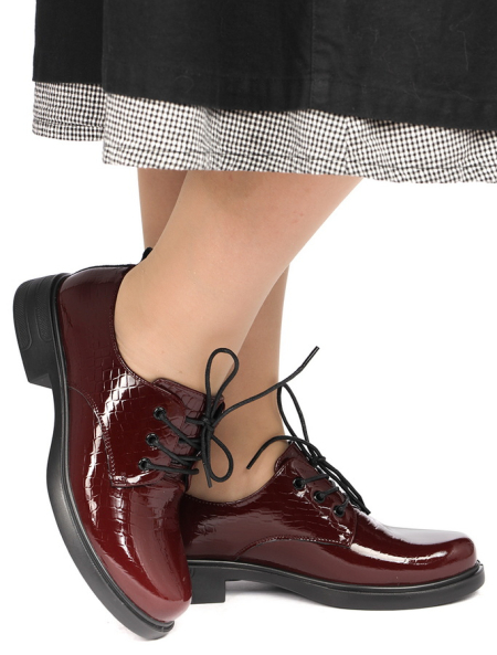 ЖЕНСКИЕ ТУФЛИ НАТУРАЛЬНАЯ КОЖА ЛАКОВАЯ GUGU ГЕРМАНИЯ