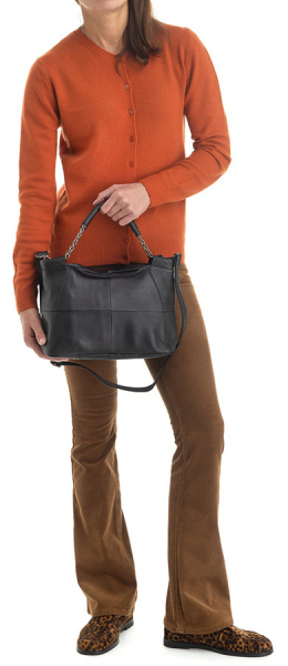 ЖЕНСКАЯ СУМКА НАТУРАЛЬНАЯ КОЖА KIKILOK КОРЕЯ