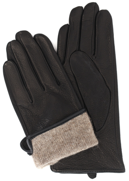 ПЕРЧАТКИ ЖЕНСКИЕ НАТУРАЛЬНАЯ КОЖА ОЛЕНЯ / ШЕРСТЬ