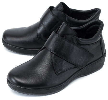 ЖЕНСКИЕ БОТИНКИ НАТУРАЛЬНАЯ КОЖА / БАЙКА РОСВЕСТ РОССИЯ