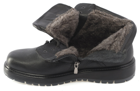 МУЖСКИЕ БОТИНКИ НАТУРАЛЬНАЯ КОЖА / ШЕРСТЬ РОСВЕСТ РОССИЯ