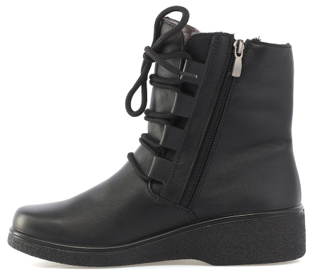 ЖЕНСКИЕ ПОЛУСАПОГИ НАТУРАЛЬНАЯ КОЖА / ШЕРСТЬ РОСВЕСТ РОССИЯ