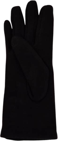 ПЕРЧАТКИ ЖЕНСКИЕ ТЕКСТИЛЬ БЕЗ ПОДКЛАДКИ 6,5-8,5 ЧЕРНЫЕ ТРИ ПУГОВИЦЫ