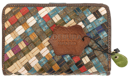 ЖЕНСКИЙ КОШЕЛЕК НАТУРАЛЬНАЯ КОЖА DEBURA MADRID