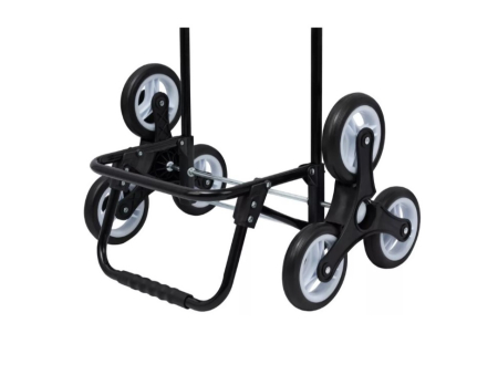 СУМКА ТЕЛЕЖКА НА КОЛЕСАХ ХОЗЯЙСТВЕННАЯ 40 ЛИТРОВ ЧЕРНАЯ ТРИ КОЛЕСА