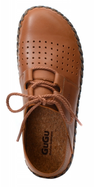 МУЖСКИЕ МОКАСИНЫ С ПЕРФОРАЦИЕЙ НАТУРАЛЬНАЯ КОЖА GUGU ГЕРМАНИЯ