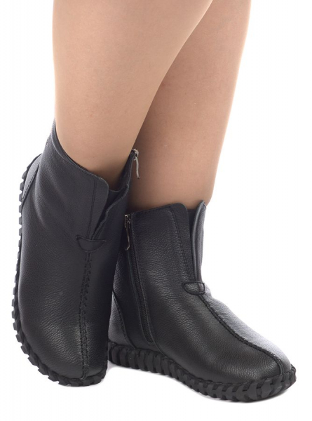 ЖЕНСКИЕ БОТИНКИ НАТУРАЛЬНАЯ КОЖА НАТУРАЛЬНЫЙ МЕХ GUGU ГЕРМАНИЯ