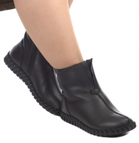 ЖЕНСКИЕ БОТИНКИ НАТУРАЛЬНАЯ КОЖА НАТУРАЛЬНЫЙ МЕХ GUGU ГЕРМАНИЯ