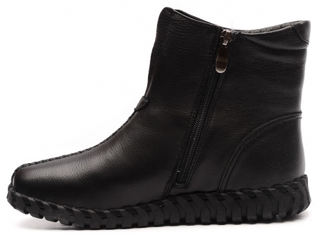 ЖЕНСКИЕ БОТИНКИ НАТУРАЛЬНАЯ КОЖА НАТУРАЛЬНЫЙ МЕХ GUGU ГЕРМАНИЯ