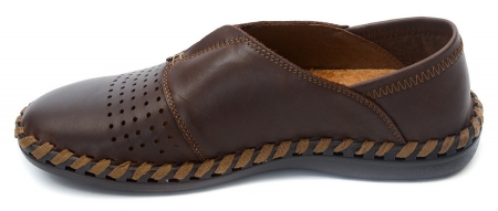 МОКАСИНЫ МУЖСКИЕ С ПЕРФОРАЦИЕЙ НАТУРАЛЬНАЯ КОЖА GUGU ГЕРМАНИЯ